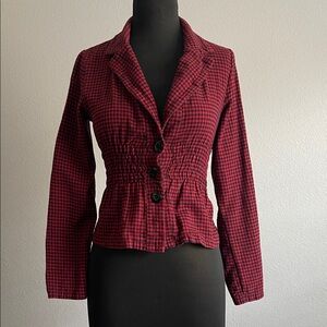 XXi Red and Black Women's Blazer